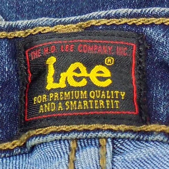 Lee Bermuda Mid-Rise Stormy Lines Denim Shorts Size 18M NWT - Picture 7 of 7